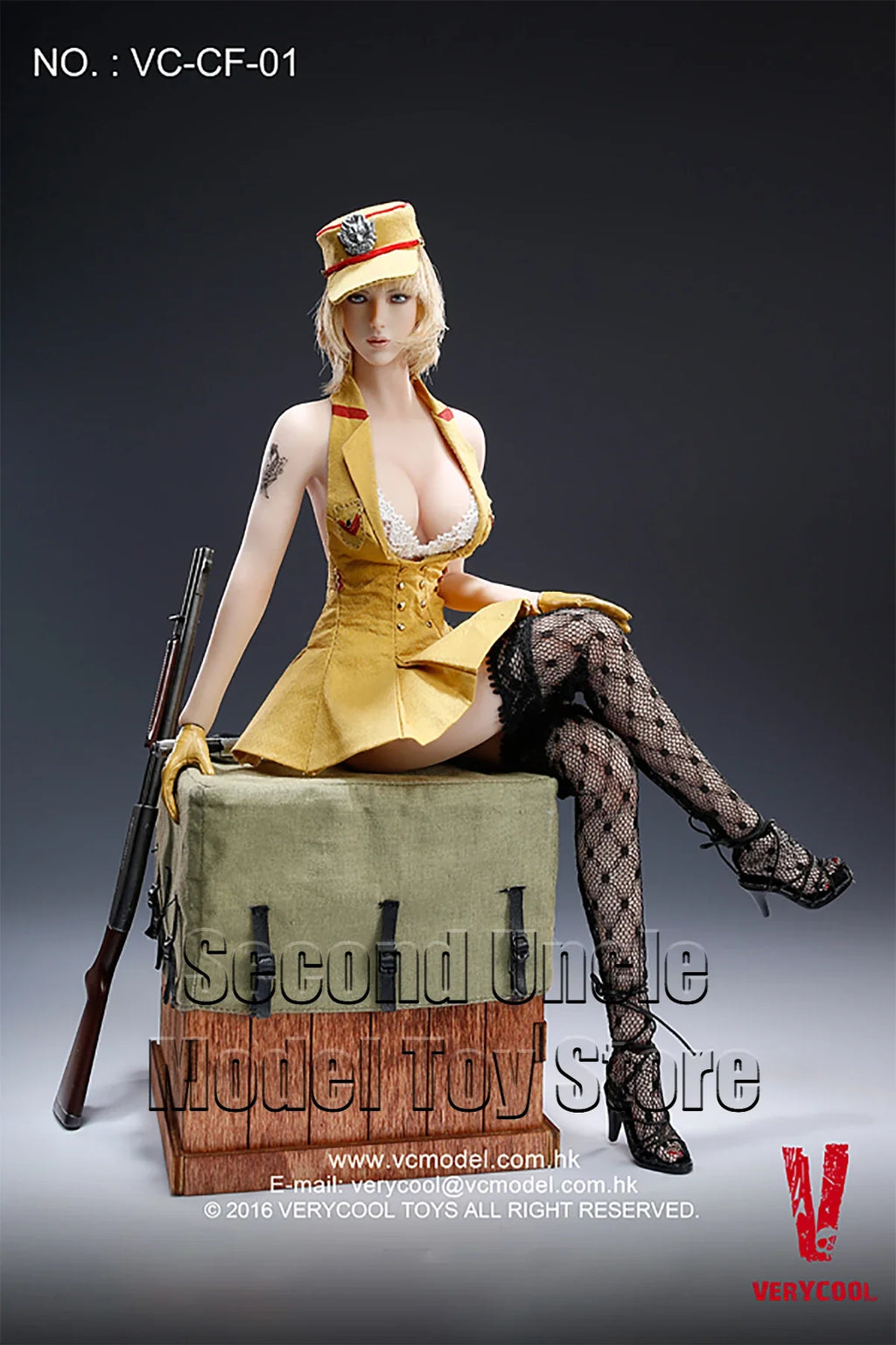 VERYCOOL VC-CF-01 1/6 Lurker Female Soldier Game character 12''  Action Figure Full Set Collectible Model Toys Gift