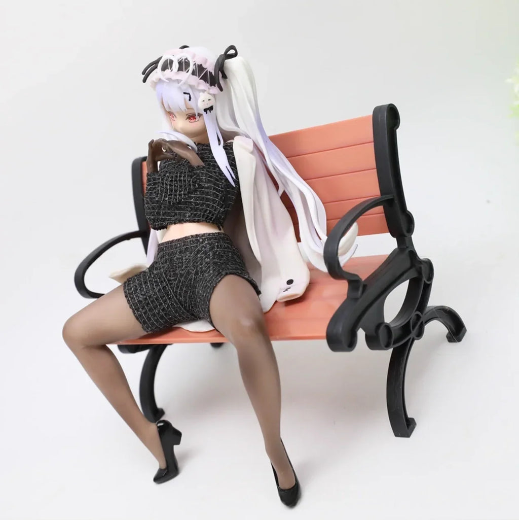 New Counter Current Tea Party Tokisaki Mio Beautiful Girl Anime Handmade Action Figures Desktop Case Decoration Ornament Gifts