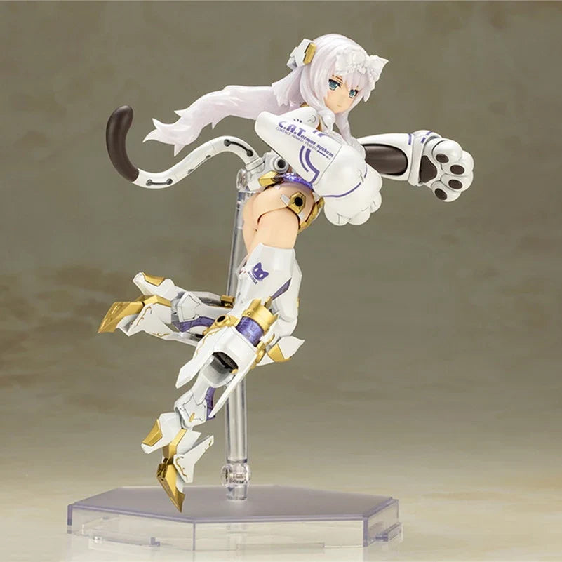 Genuine Kotobukiya FRAME ARMS GIRL FG171 Durga I Cat Armor Original Action Figure Collectible Model Statuette Doll Ornament Gift