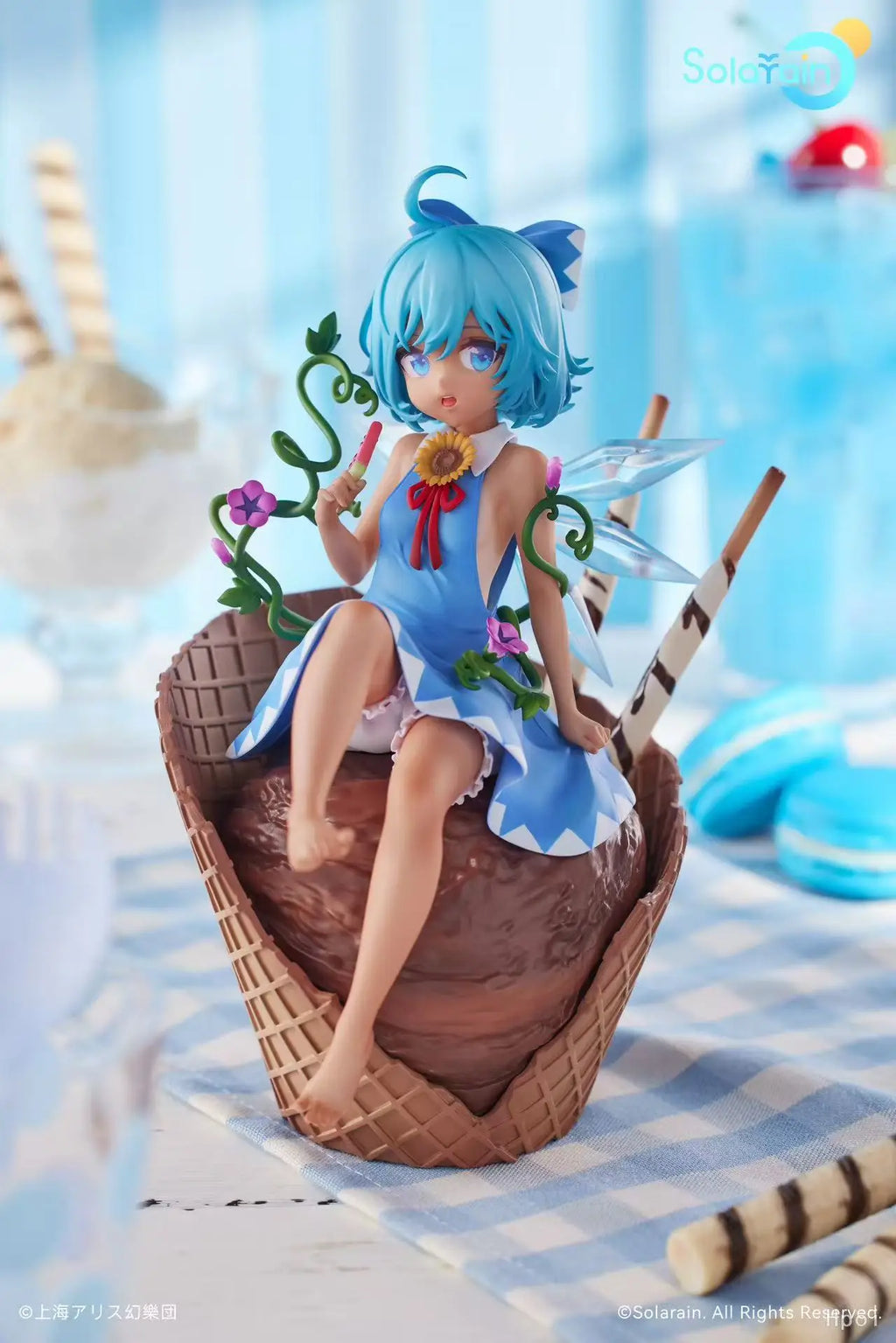 Solarain Original Touhou Project Cirno Summer Frost ver. 1/7 PVC Action Figure Anime Model Toys Collection Doll Gift