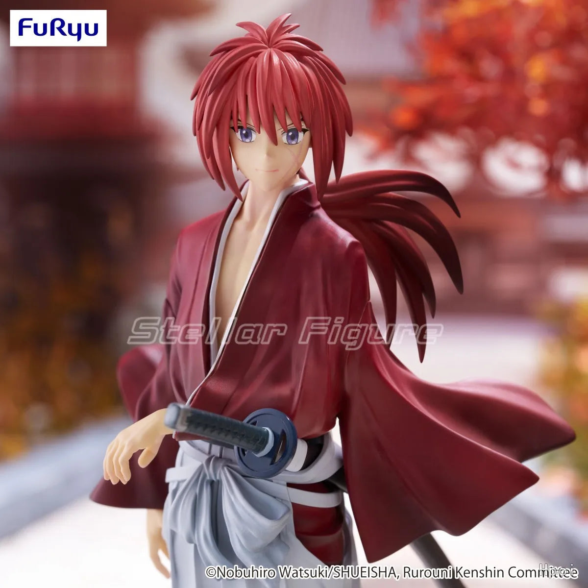 【SF】In Stock Original  Rurouni Kenshin Himura Kenshin Figures Anime Models Toys
