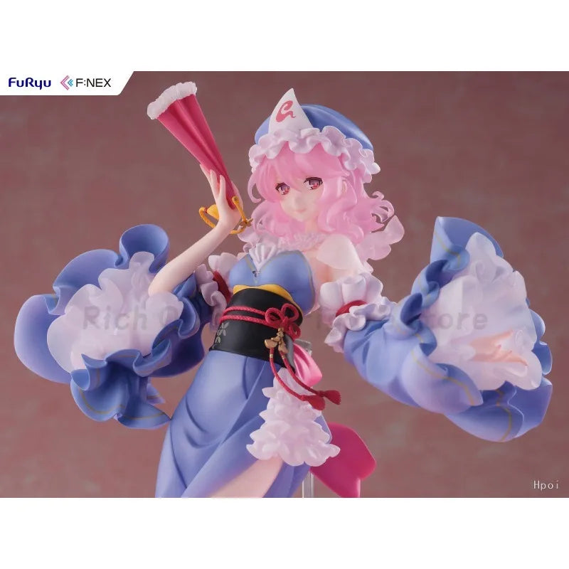 【In Stock】Original F:NEX Touhou Project Saigyouji Yuyuko Illustration By Ideolo 1/6 Scale Anime Figure Model Toys Ornaments