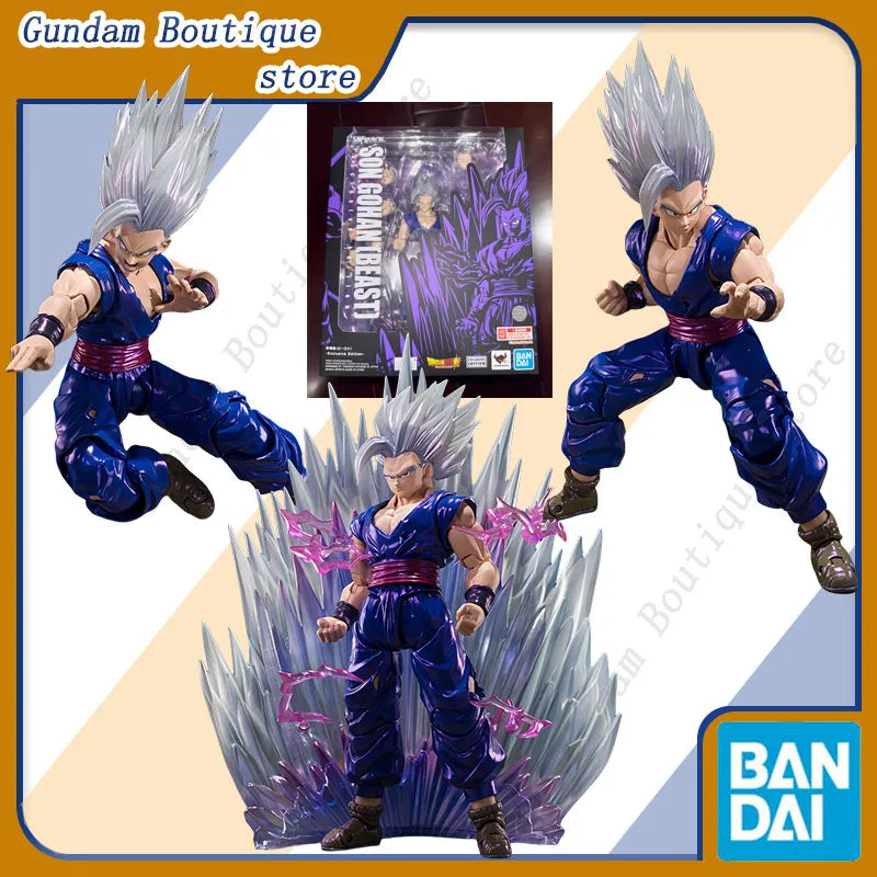 Bandai Genuine SHF Dragon Ball SON GOHAN [BEAST] -Exclusive Edition- Anime Action Figure Collectible Model Toys Gift Children