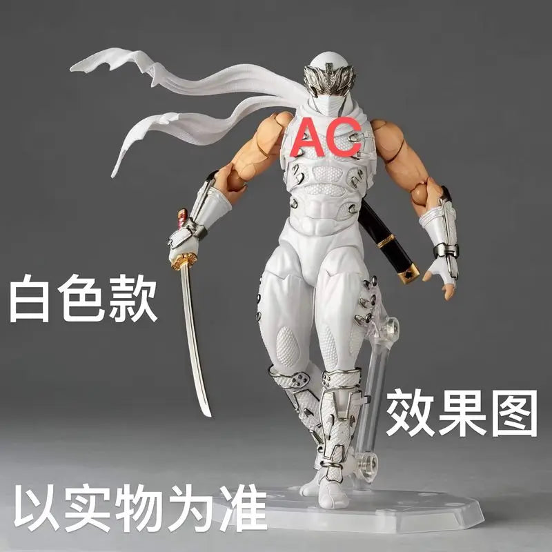 New Ac Factory Toys Ninja Gaiden Ryu Hayabusa Action Figure Kaiyodo Revoltech Yamaguchi Figurine Ko Model Statue Gifts Toys