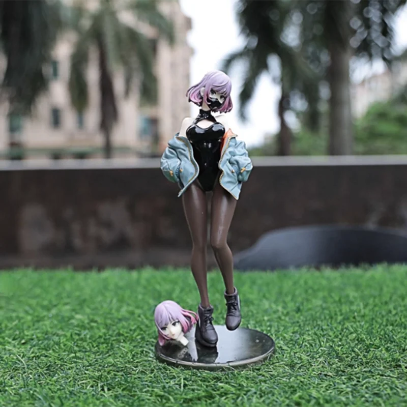 In Stock Masked Girl Luna Illustration Biya Painter Manga Figure Pvc Model Peripherals Manga Action Figure Gifts Toys Game