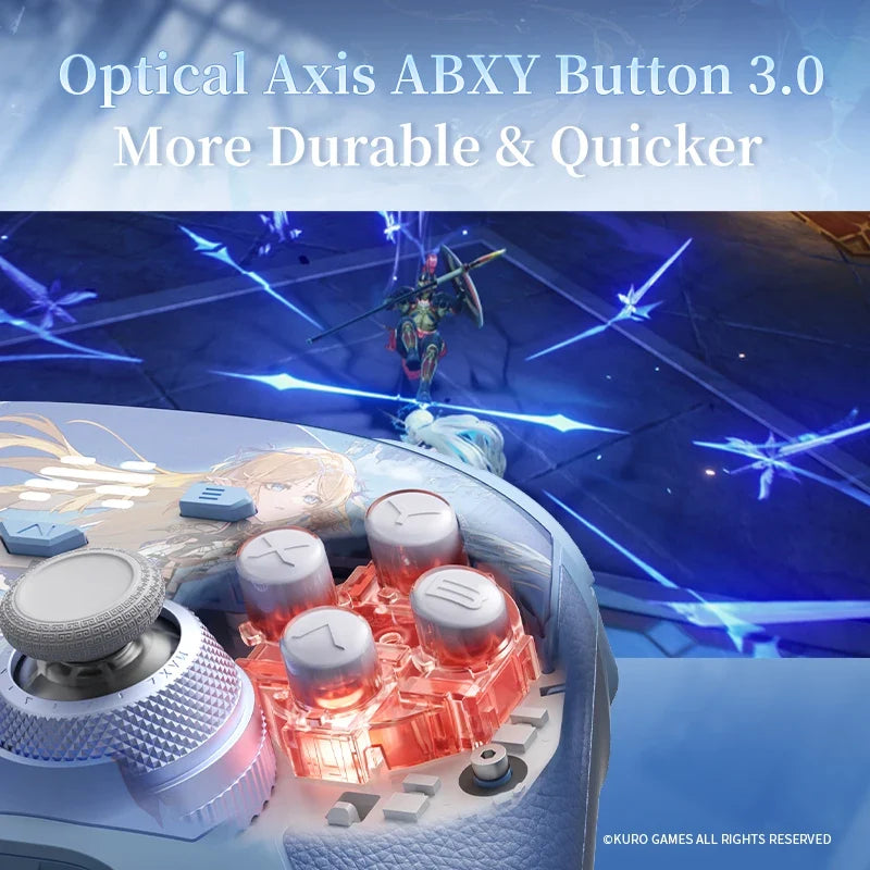 BEITONG KP40D Gamepad Wuthering Waves-Cartethyia Ver Elite Controller Hall/Micro Vibration Trigger Force Adjustable TMR Joystick