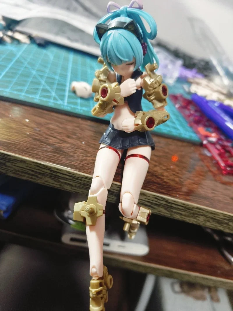 In Stock Original 1/1 Kotobukiya KP779 KP780 Megami Device Buster Doll Gunner Midnight Fang Collection Action Figure Toys Gifts