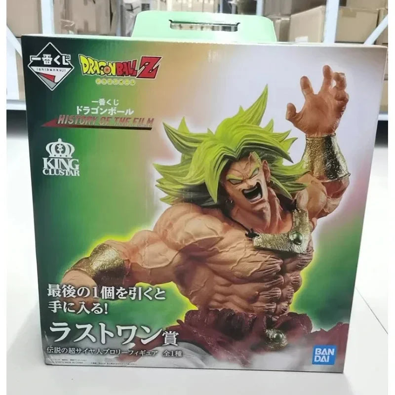 Bandai Action Figures Ichibansho Kuji Super Saiyan Broly Dragon Ball Z Anime Figure PVC Gifts Collectible Model Toys