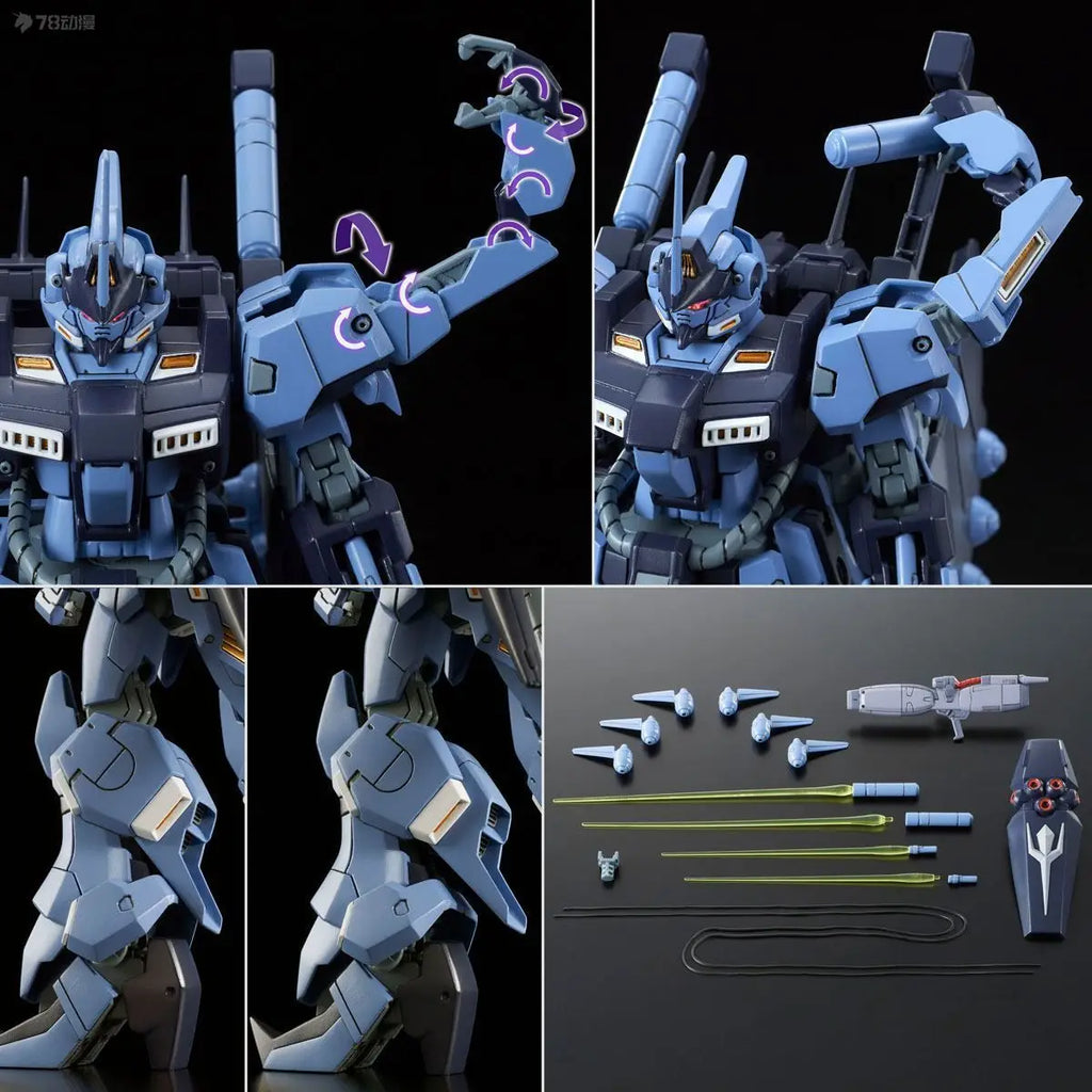 BANDAI Original HG Web-exclusive Version HADES TODESRITTER 1/144 Anime Assembly Model Toys Gift for Boys Collectible Ornaments