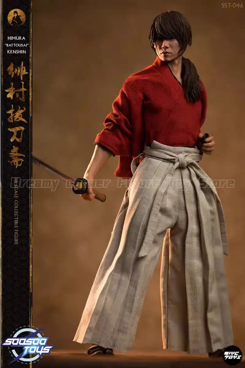 【Auf Lager】SOOSOOTOYS SST-046 Rurouni Kenshin HIMURA KENSHIN 1/6 Actionfigur