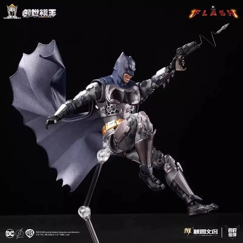 Batman Action Figure - the Dark Knight Collection with Batmobile Suit Toy Gift for Boys Modoking Ben Affleck Theme