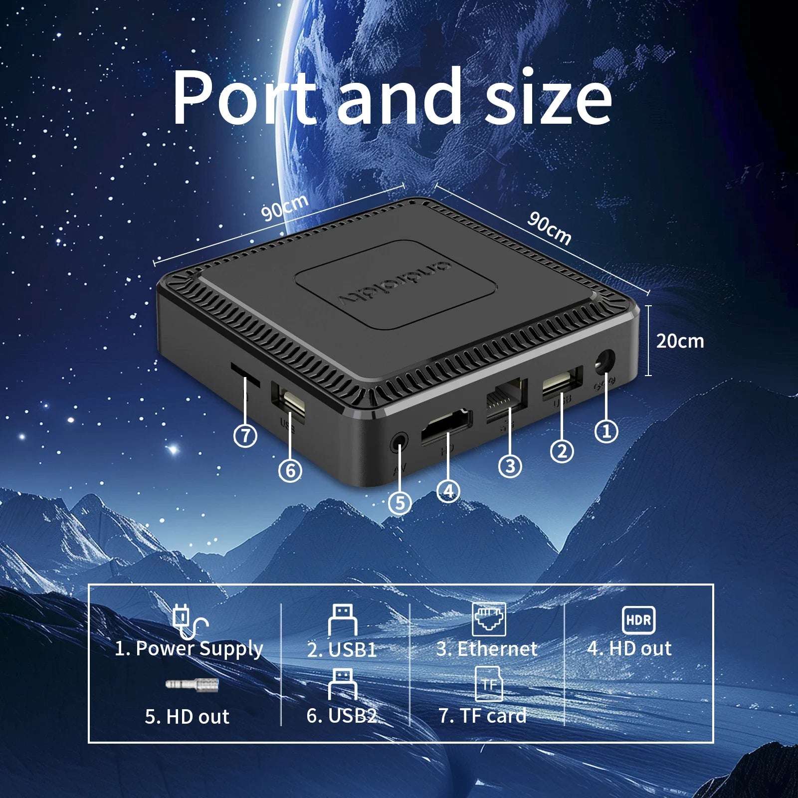 2026 Q7 Android 14.0 TV BOX Support HD 8K Video Decoder Allwinner H313 WIFI 6 Bluetooth 5.2 Set Top Box
