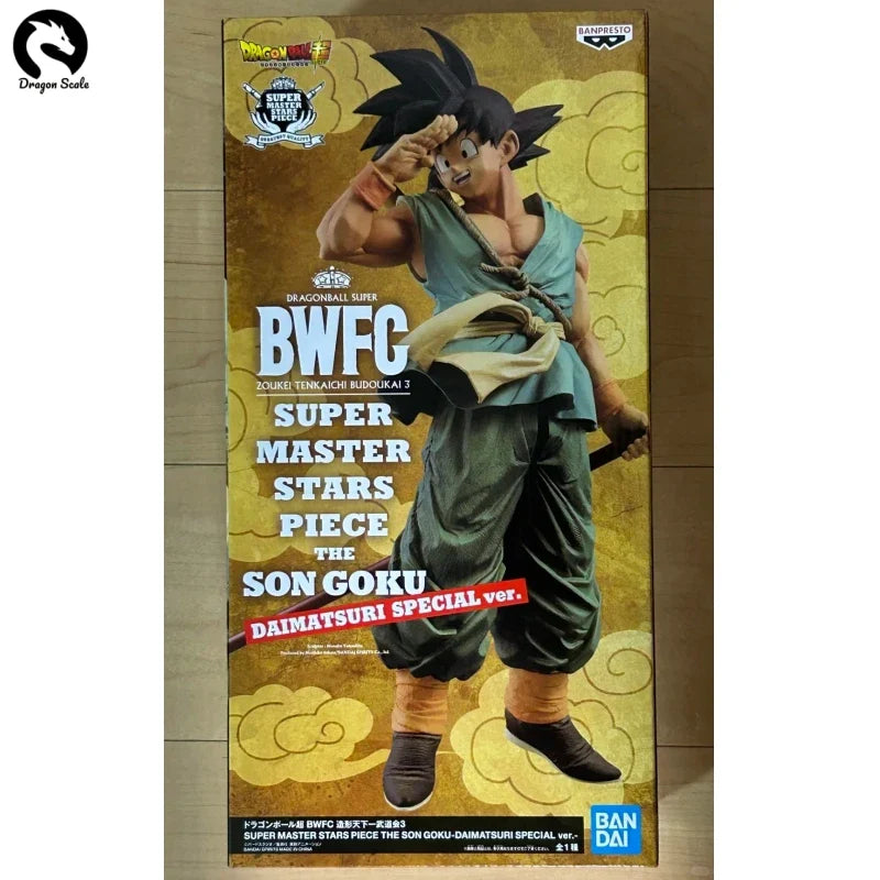 Auf Lager Original BANPRESTO Dragon Ball BWFC Shapes the World One Martial Arts Tournament 3 Son Goku Modell Spielzeugsammlung