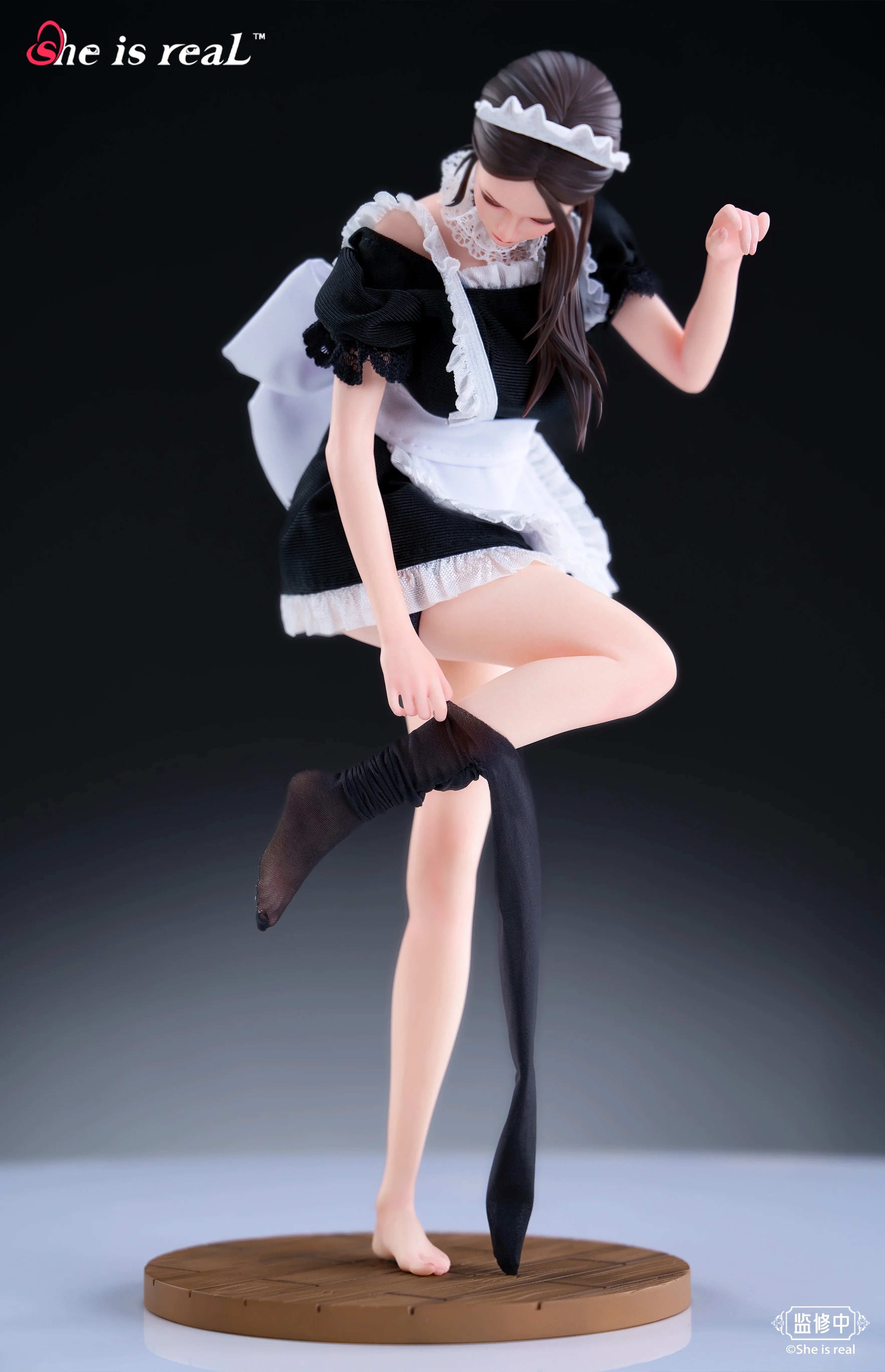 TYCTOYS In Stock Genuine She is real Bearpanda × Lou LL 1/6 Maid Ultra Realistic Figure Beautiful Girl Model Toys Collection