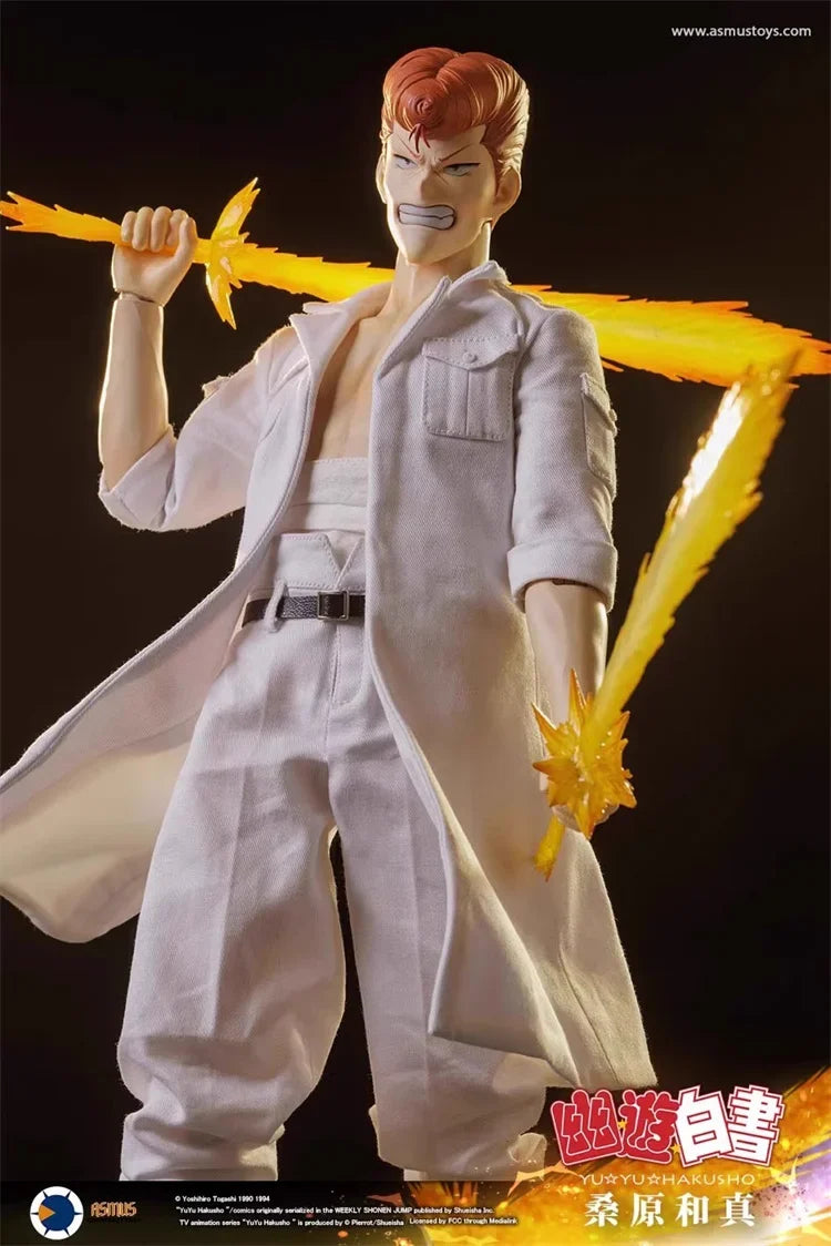 Original ASMUS TOYS YUYU004 1/6 Male Classic Anime Character Yuyu Hakusho Kazuma Kuwabara Full Set 12in Action Figure Toys ﻿