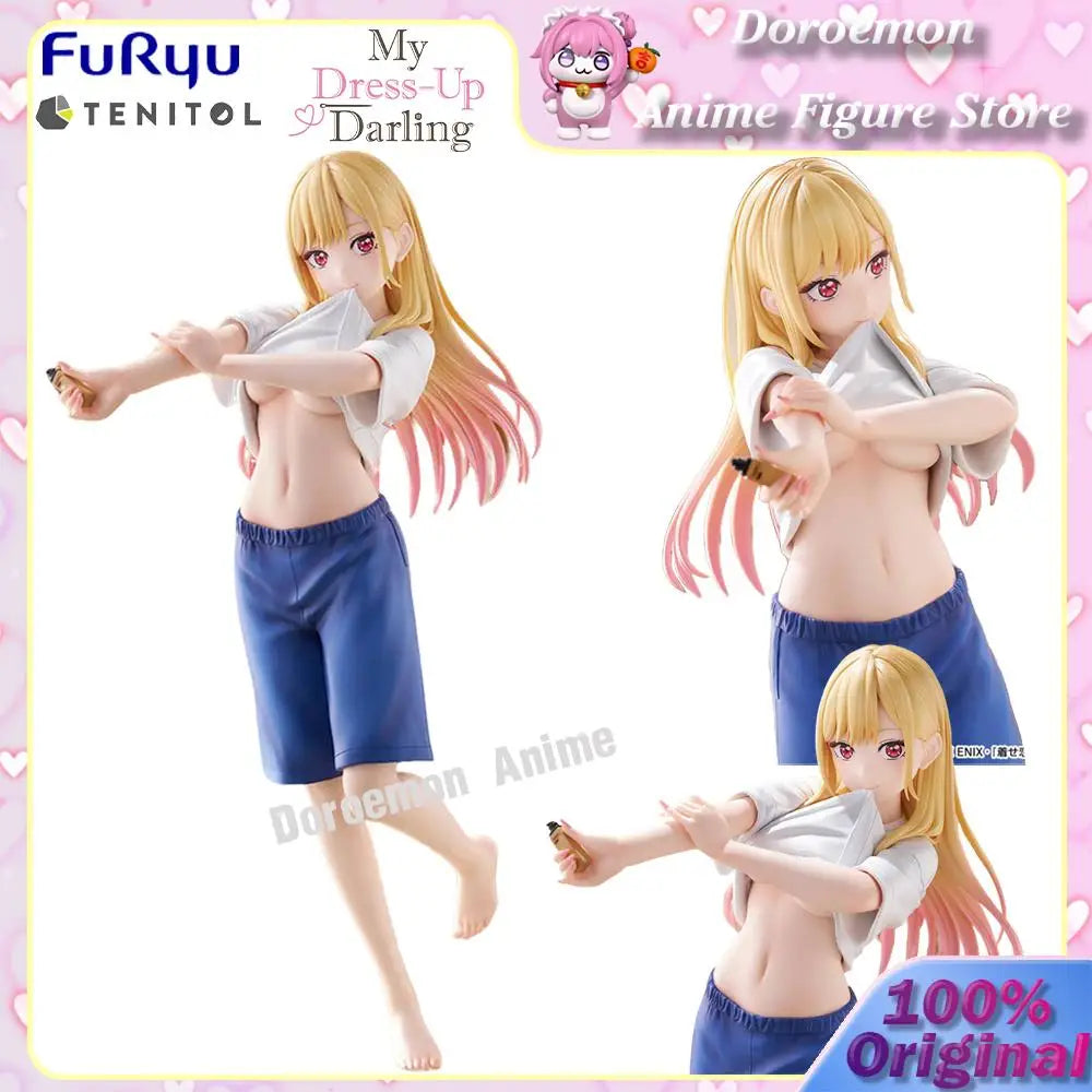 Pre-Order Original Furyu Tenitol Tall My Dress-Up Darling Marin Kitagawa Wakana Gojo Gym Clothes Anime Beauty Spicy Girl Figures
