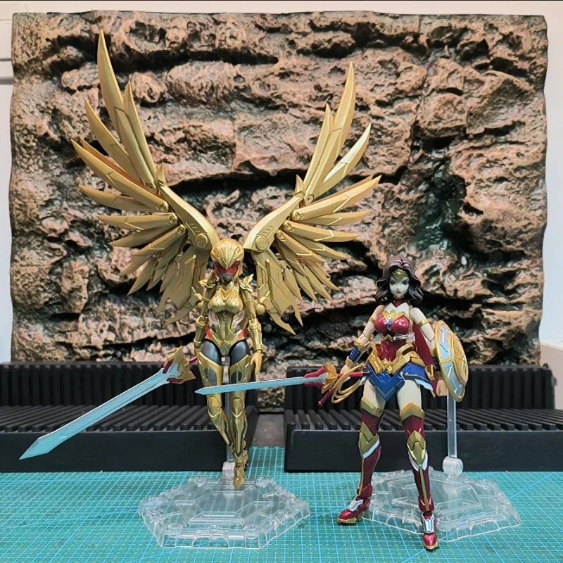 Dc Will Be The Soul Of The Comics Wonder Woman Assembler Woman Model War Ji Golden Eagle Machine Armor Classic Suit Model Toy