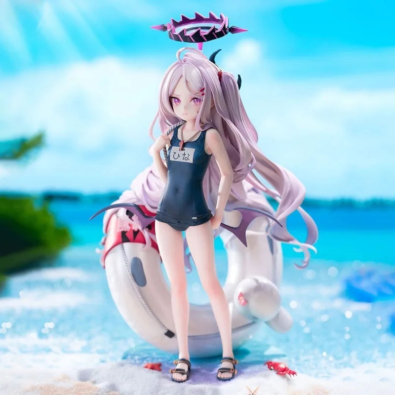 Blue Archive Hina Sorasaki Swimsuit Anime Girl Figure Collectible Model Desktop Decoration Gift For Anime Fans Otaku Collection