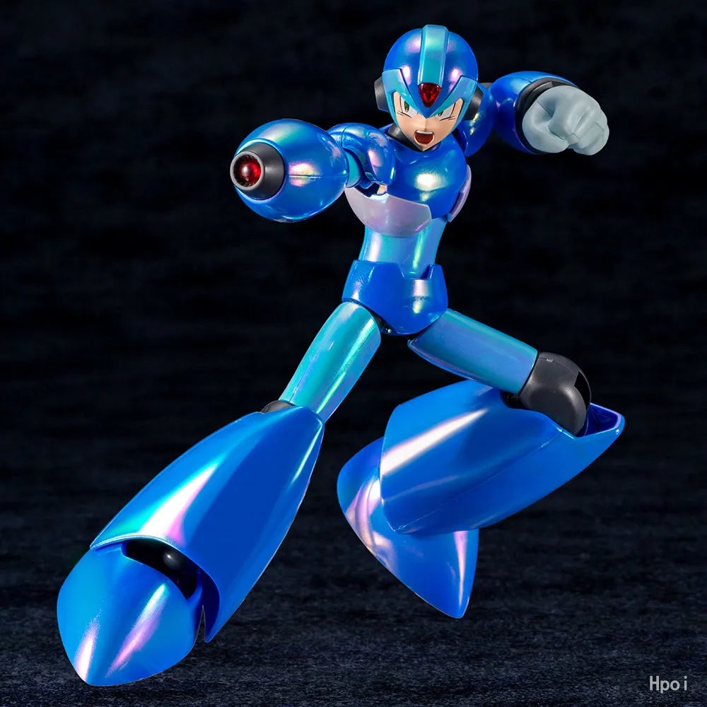 In Stock Original KOTOBUKIYA Megaman X Aix Advanced Charging Shooter Anime Doll Figure Model Toys Gift