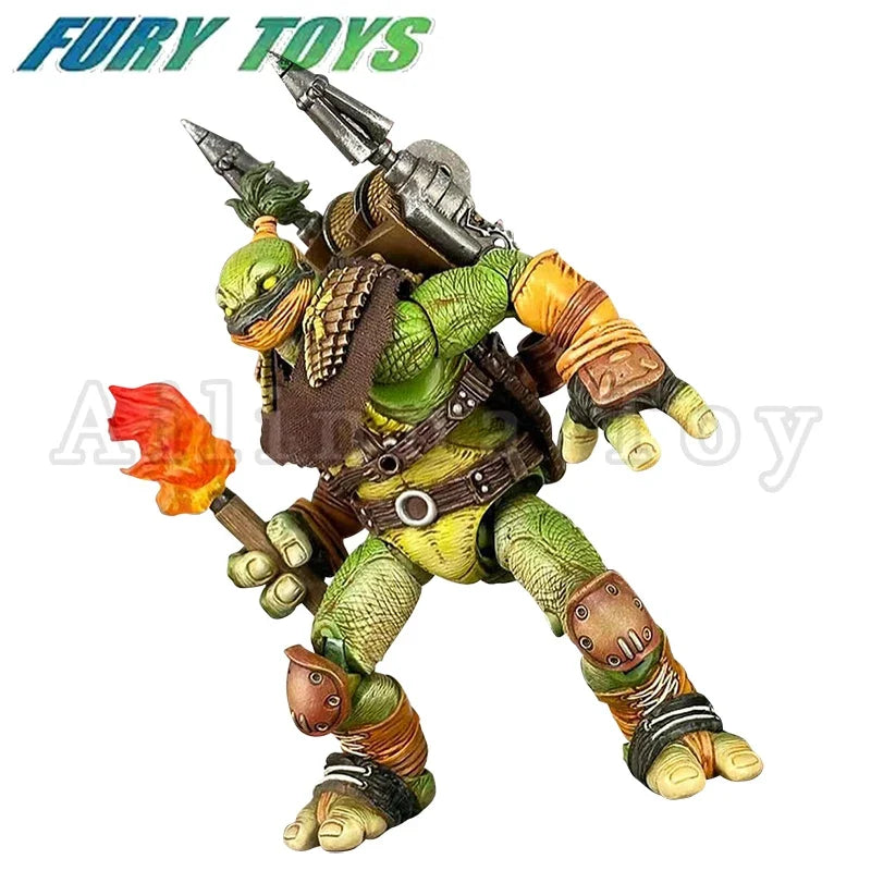 Fury Toys 1/12 5inches Action Figure Wave 3 Rage Samurai Force Turtle Summer Anime Model