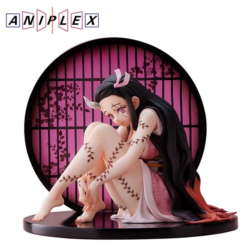 100% Original Aniplex Demon Slayer Kamado Nezuko Oni Ver. Anime Figure Action Model Collectible Figurals Brinquedos Toys Gifts
