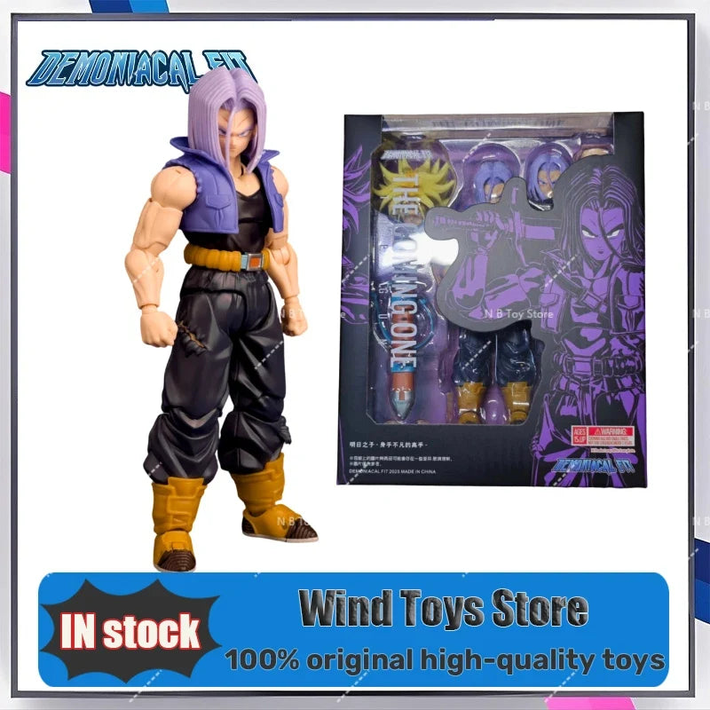 Demoniacal Fit Shf Dragon Ball Z Super Saiyan Action Figure Trunks The Boy From The Future Son of Tomorrow in Stock Model Toys