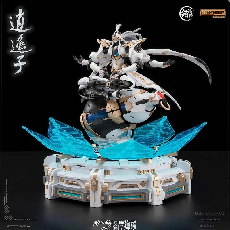 [In Stock] Mjz Model Xiao Yao Zi Toy Xiaoyaozi Assembly Model Kit Alloy Skeleton Action Figure Mecha Robot Gifts
