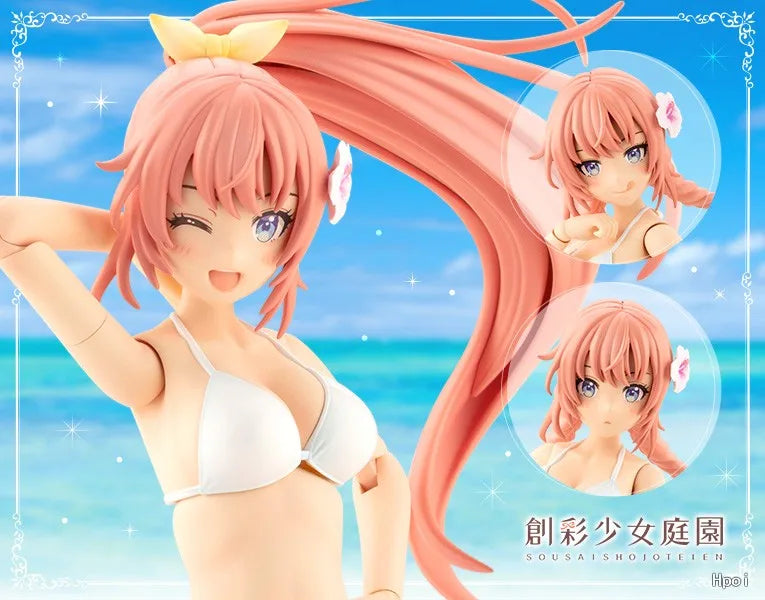 Hot Sale Original Kotobukiya JK045 SOUSAISHOJOTEOEN Dreaming Style Innocent Bloom 1/10 Scale Full Action Plastic Model Kit