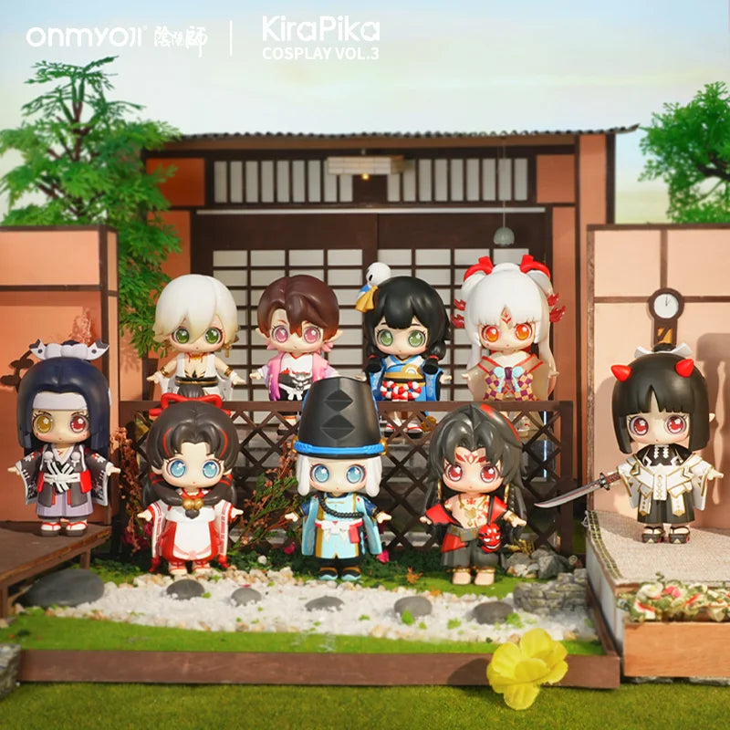 Onmyoji Kira Cosplay Series Vol.3 Blind Box Toys Kawaii Anime Action Figure Caixa Caja Surprise Mystery Box Dolls Girls Gift