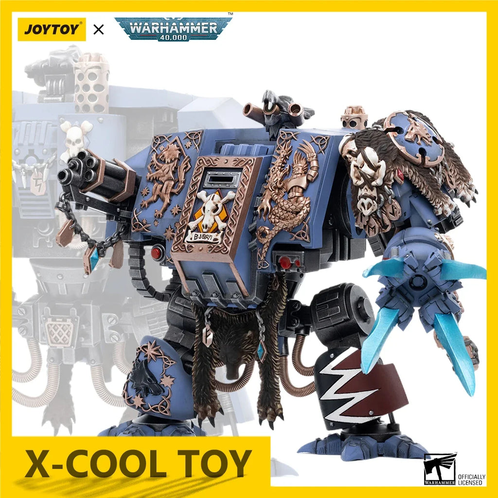 JOYTOY Warhammer 40K Space Wolves Action Figure 1/18 Bjorn The Fell-Handed Joint Movable Figurine Collection Model Statue Toys