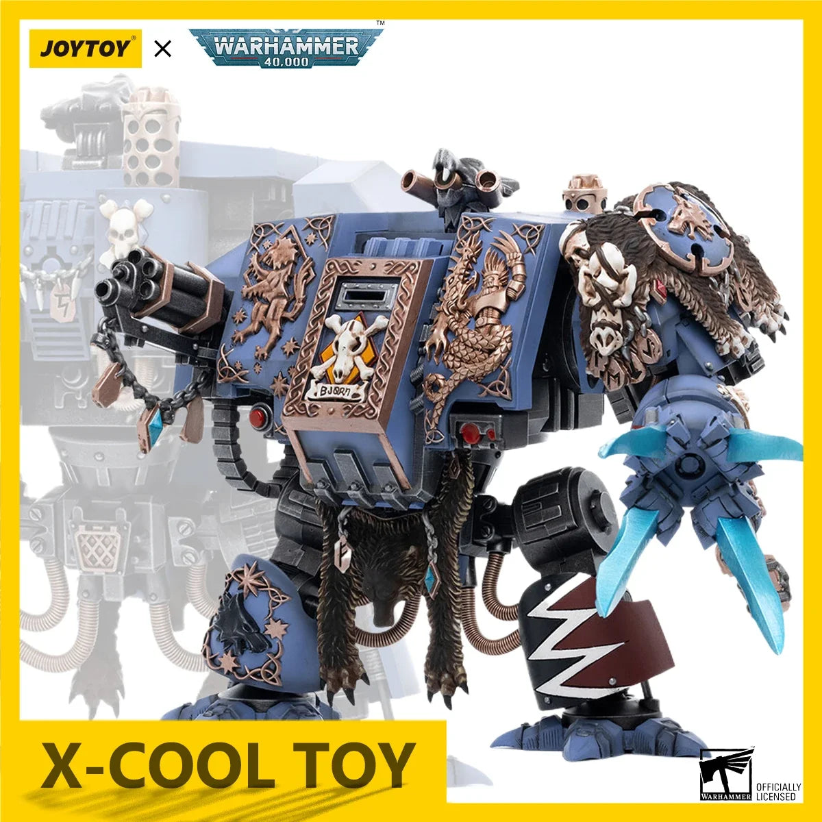 JOYTOY Warhammer 40K Space Wolves Action Figure 1/18 Bjorn The Fell-Handed Joint Movable Figurine Collection Model Statue Toys
