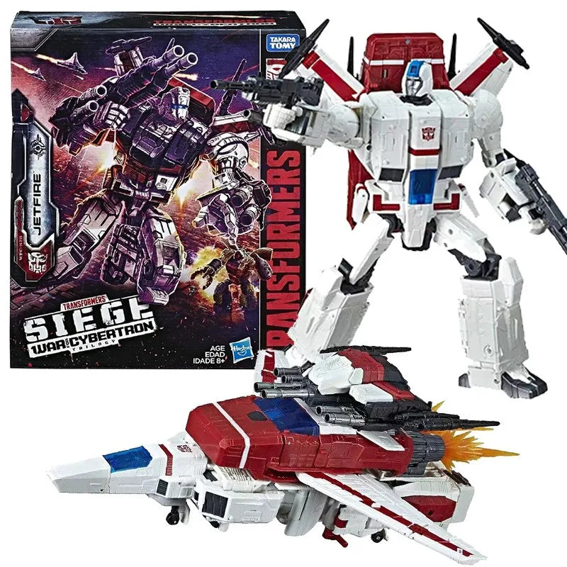 Reprint-Transformers Toys Generations War for Cybertron Commander WFC-S28 11-inch Jetfire Action Figure Toy- Siege Chapter