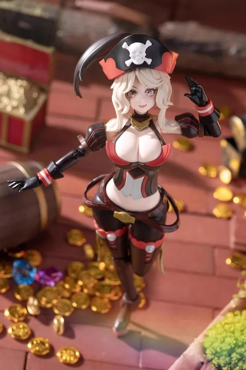 Border Model Queen Anne Pirate Mega Sexy Captain Guochuang Mecha Assembly Model Ornament Toy Collection Gift