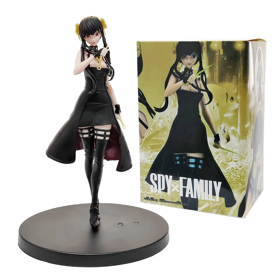 SPY×FAMILY Anime Figure Kawai Anya Forger Yor Forger Action Figures Standing Figurine Collectible Model Doll Toys Christmas gift