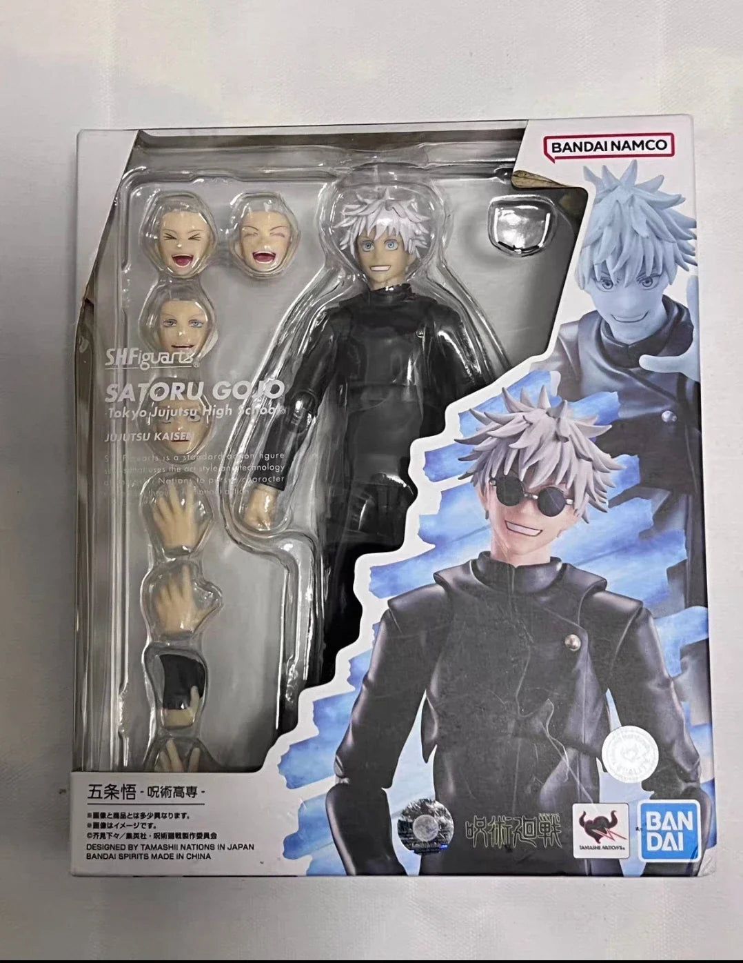 100 % Original Bandai S.H.Figuarts SHF Jujutsu Kaisen Satoru Gojo Tokyo Jujutsu High School Anime-Actionfigur-Modell auf Lager