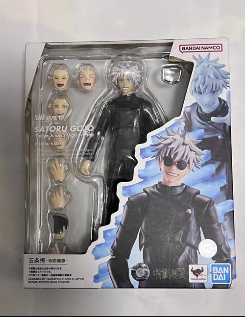 100% Original Bandai S.H.Figuarts SHF Jujutsu Kaisen Satoru Gojo Tokyo Jujutsu High School Anime Stock Action Figure Model