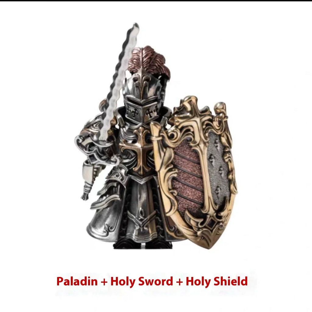 Paladin Metal Toy Figure Model Crusader Magnetic Detachable Desktop High-End Decorative For A Few Days Ornaments Figure Gift