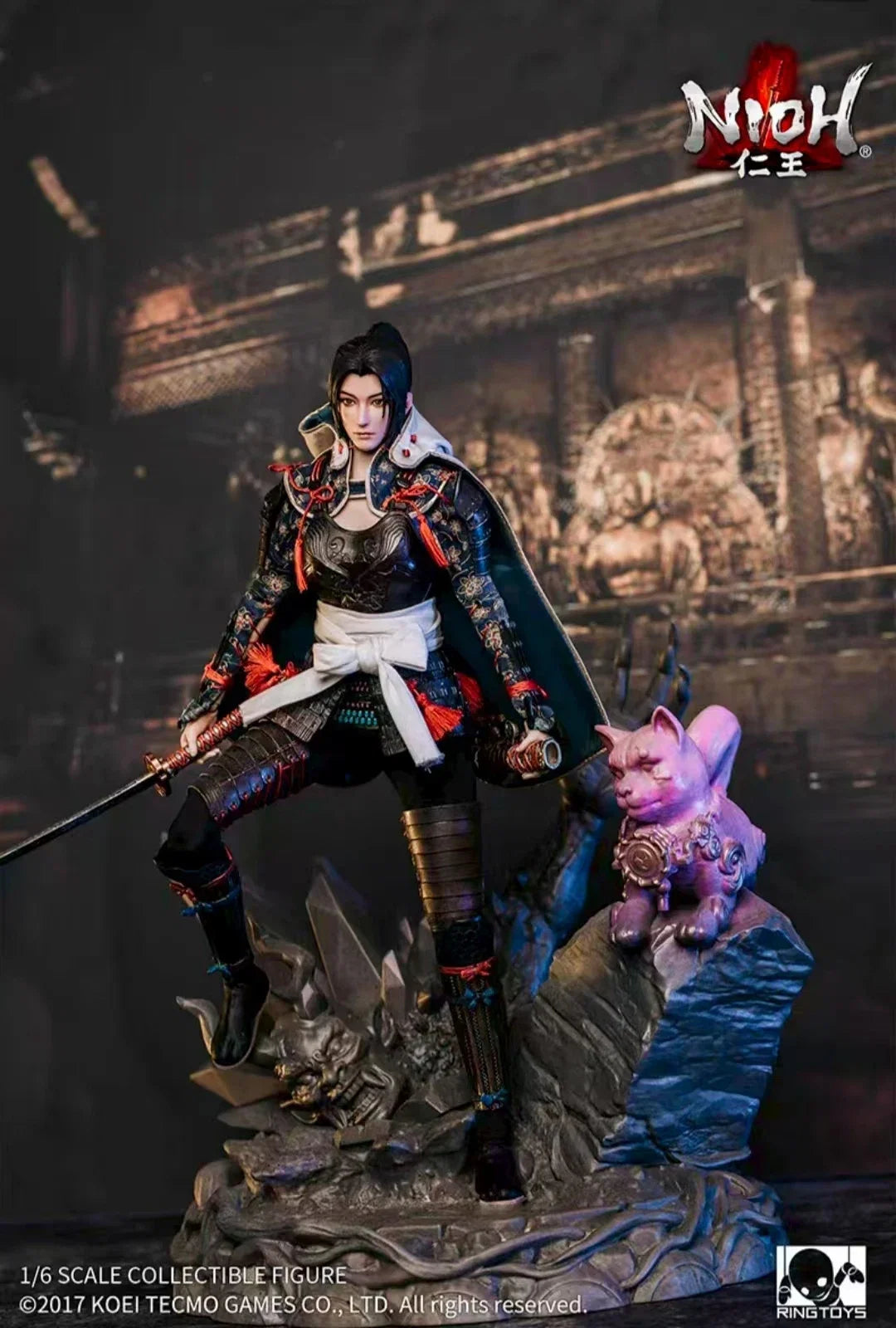 【Original】RingToys NIOH TACHIBANA GINCHIYO 1/6 Action Figure Model Toy