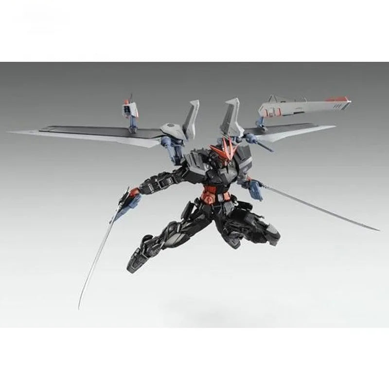 Bandai Genuine MG Gundam Astray Noir MBF-POX 1/100 Anime Action Figure Assembly Model Toys Gifts For Children Collectibles Hobby