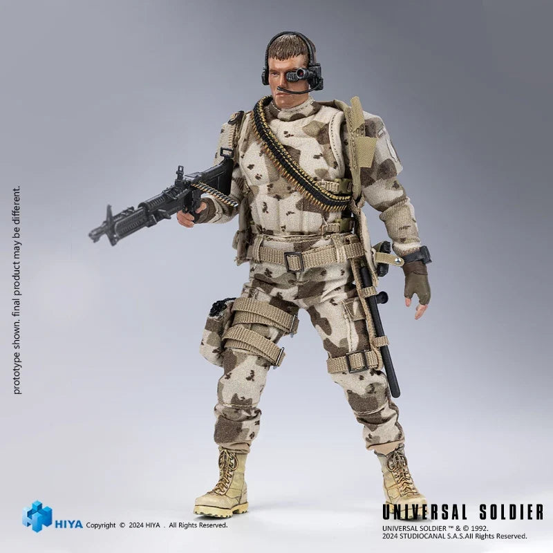 Inventory 1/12 Hiya Super Series Universal Soldier Luc Deverau Action Figure Exquisite Anime Collection Model Toy Holiday Gifts