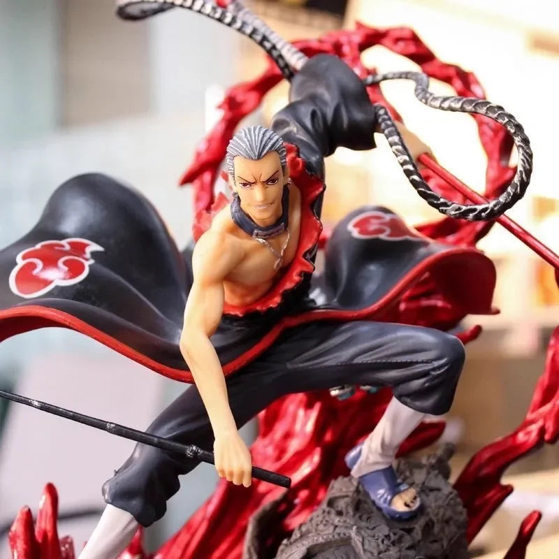 36cm Naruto Large Hidan CS Figure Akatsuki Evil God GK Model Statue Limited Collection Anime Gift Cool Decoration Birthday Toys