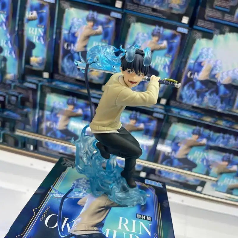 100% Genuine Sega Blue Exorcist Okumura Rin Yukio Pvc Anime Figure Model Collector Ornament Toy Gift New and Unopened In Stock