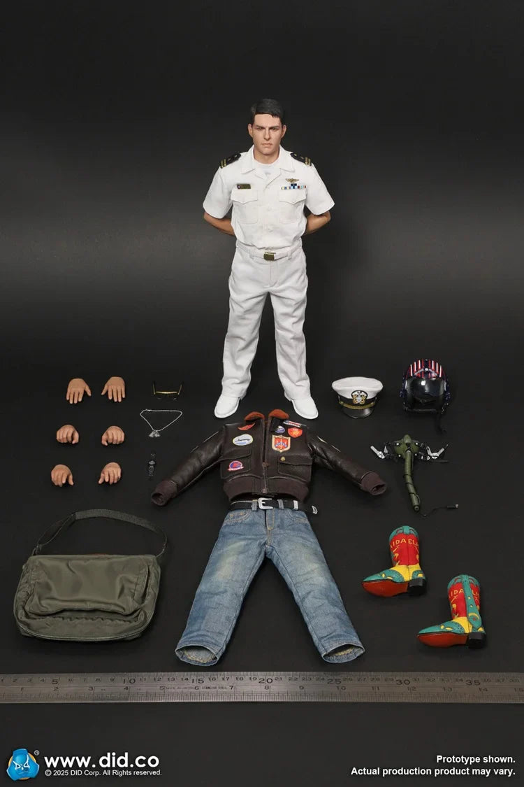 DID MA80181 1/6 Scale Sammelfigur US Navy Pilot Leutnant Peter Handsome Tom Cruise 12 Zoll Herren Soldat Actionfigur