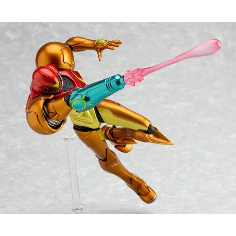 Max Factory Original Figma Another M Samus Aran Anime Action Figures Toys for Boys Christmas Gift Collectible Model Ornaments