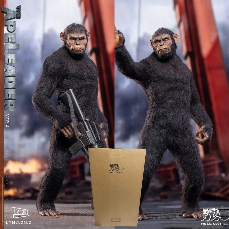 DYM202402A/B/C Caesar Rise of the Planet ApesThe 1/6 leader Hell Cat Ape Planet Model Action Figure Model Toy