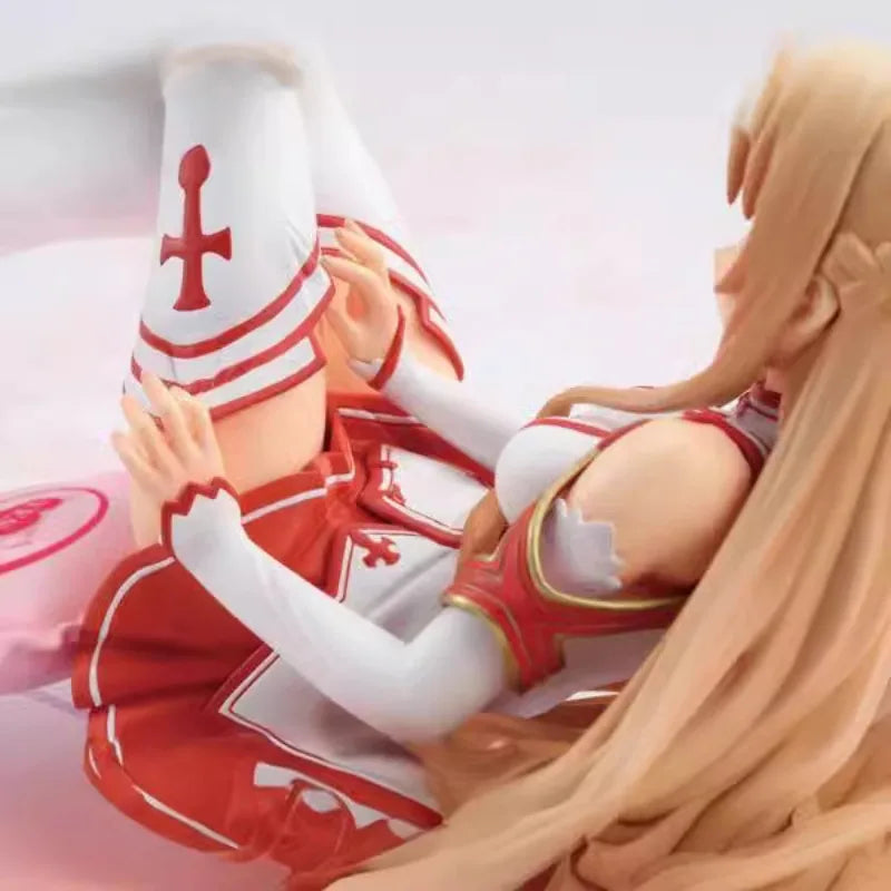 Sword Art Online Anime Yuuki Asuna Figure Model Desktop Decoration PVC Doll Action Figure Collect Toys Gifts