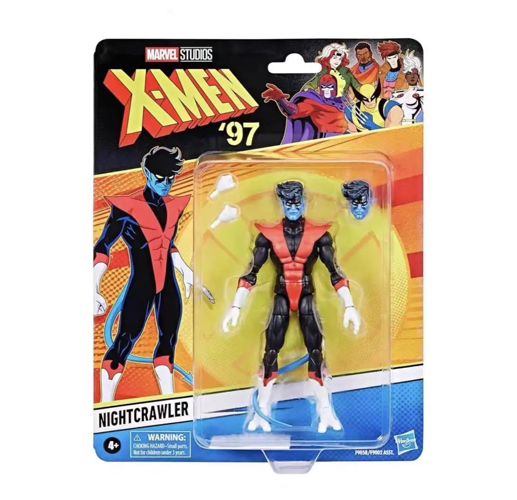 Original Hasbro Marvel Legends X-Men Nightcrawler Anime Figure Model Gift Toy Collection
