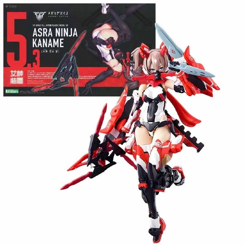 KOTOBUKIYA Original MEGAMI DEVICE SRA NINJA KANAME ASRA ARCHER KIZUNA Anime Action Figure Assembly Model Toys Collectible Model