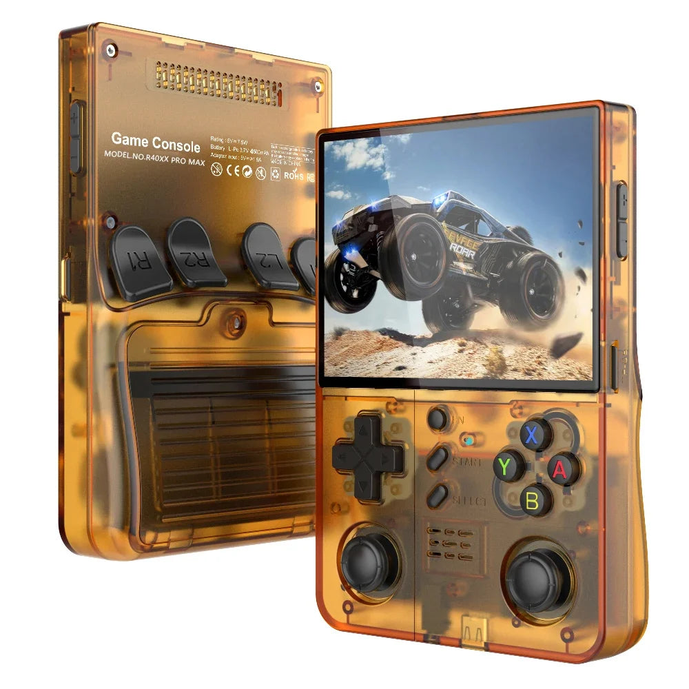 BOYHOM R40XXPROMAX Retro Handheld with ARKOS2.0, 4.2" HD IPS Screen, 4500mAh, WiFi - Portable Classic Gaming Best Gift