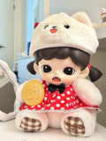 Genuine Zoraa latte bear Vinyl Face Big Doll Kawaii Collection Figure Model Cartoon Decor Toys Surprise Adult Kids Birthday Gift